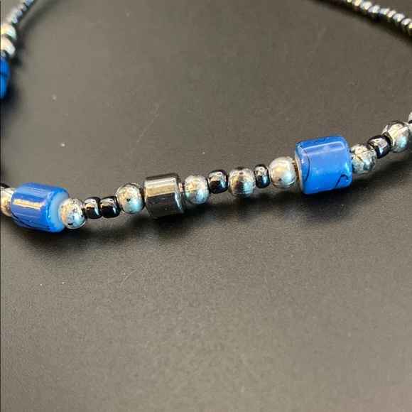 Trendy Seed Bead and Hematite Necklace - Picture 4 of 6